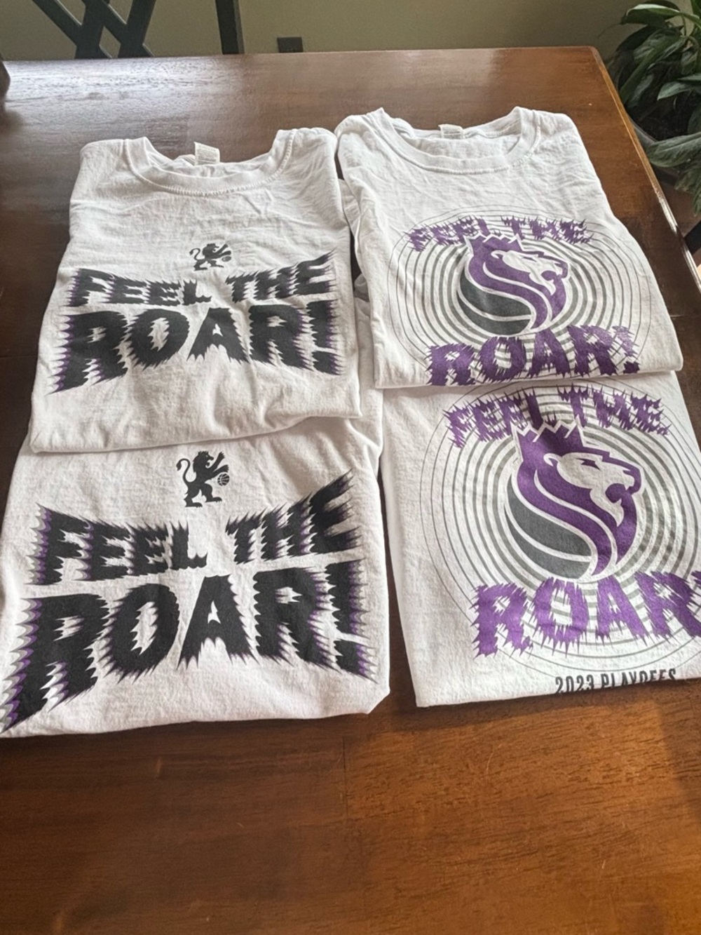 NBA Sacramento Kings T-shirts.